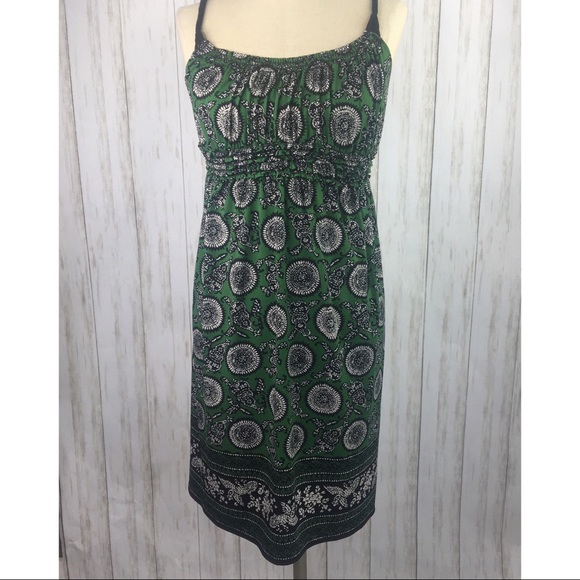 Max Studio Dresses & Skirts - Max Studio Green Medallion Summer Strappy Dress